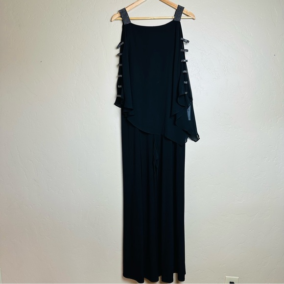 MSK Women's Embellished Ladder-Sleeve Jumpsuit Size Medium - Picture 6 of 14